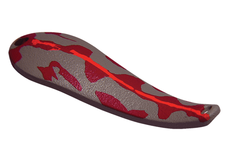 Колеблющаяся блесна SV-Lures Metal Twitch 35мм серо-красная купить,NaN