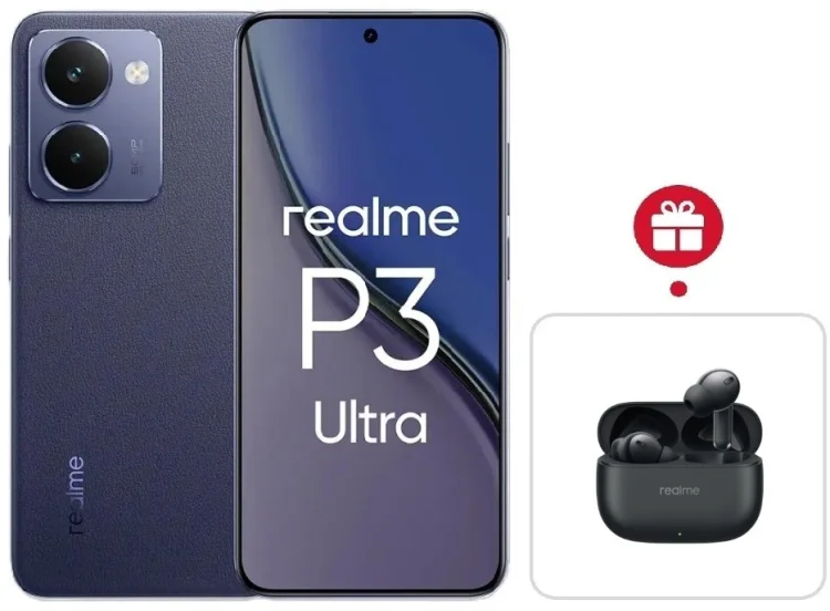Смартфон Realme P3 Ultra 12 ГБ/512 ГБ синий + подарок купить,NaN