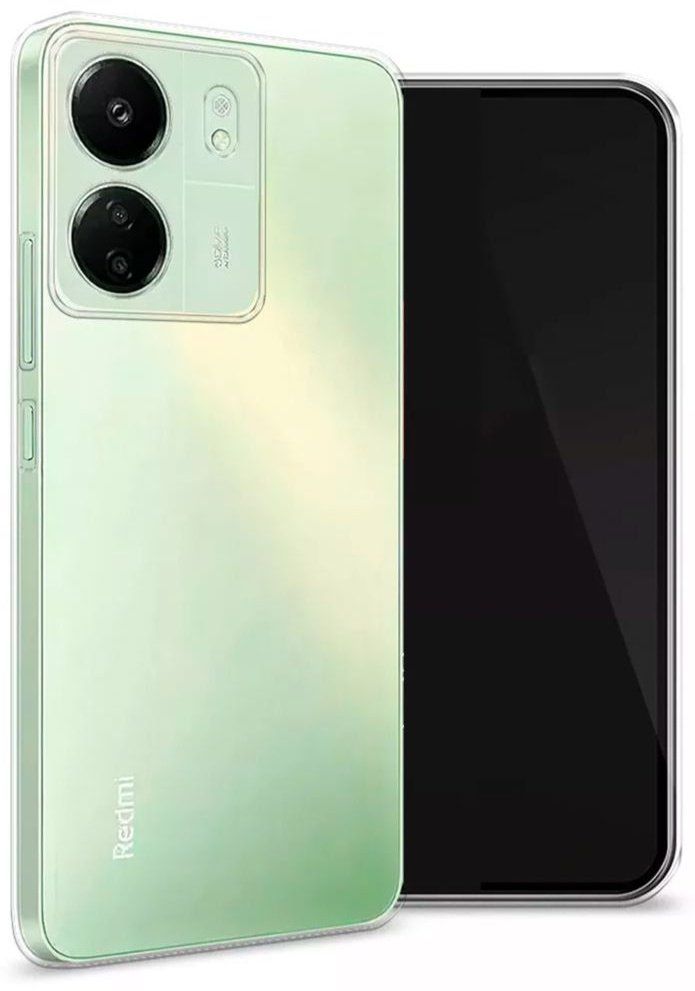 Чехол для Xiaomi Redmi 13C прозрачный купить,270
