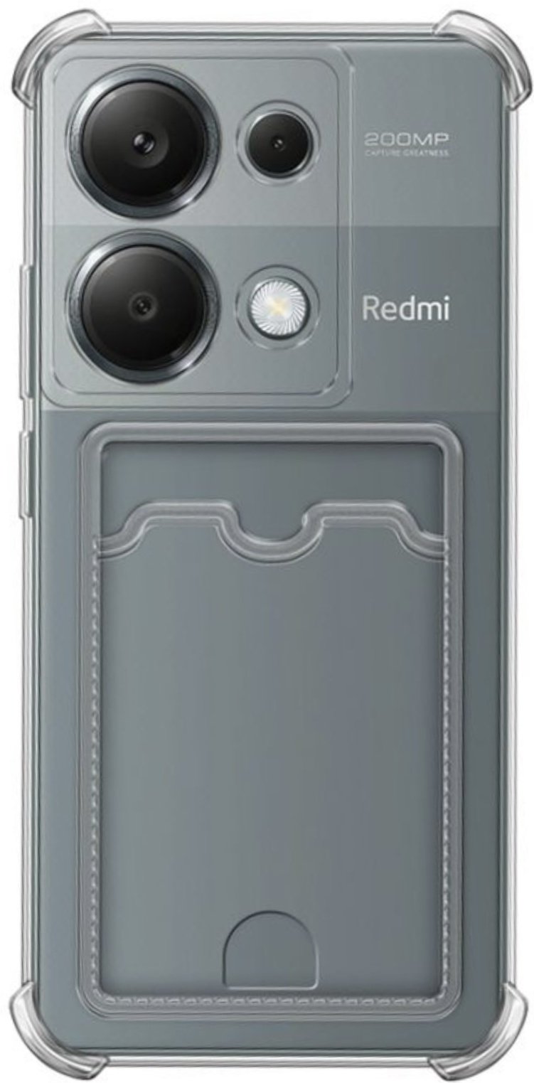 Чехол для Xiaomi Redmi Note 13 Pro прозрачный купить,754