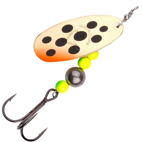 Вращающаяся блесна Savage Gear Caviar Spinner черно-бежевая купить,NaN