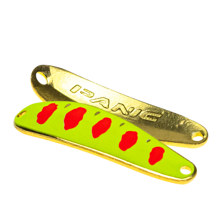 Колеблющаяся блесна SV-Lures Panic 35мм красно-желтая купить,NaN