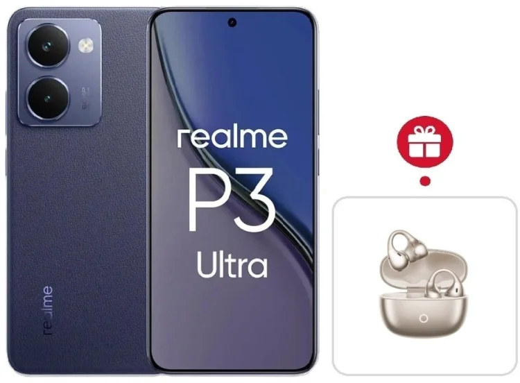 Смартфон Realme P3 Ultra 12 ГБ/512 ГБ синий + подарок купить,NaN