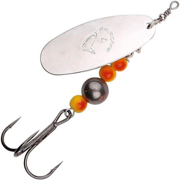 Вращающаяся блесна Savage Gear Caviar Spinner серебристая купить,NaN