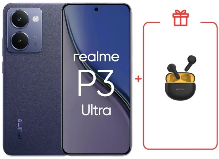 Смартфон Realme P3 Ultra 12 ГБ/512 ГБ синий + подарок купить,NaN