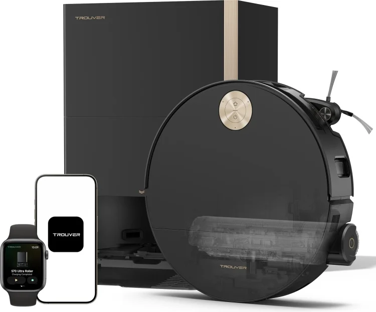Робот-пылесос Trouver Robot Vacuum S70 Ultra Roller черный купить,599990