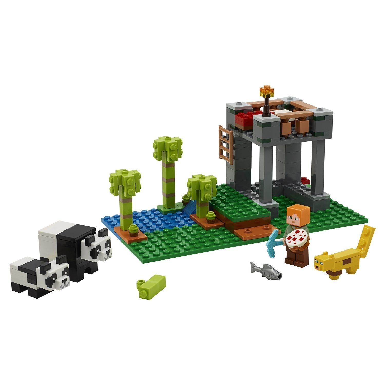 Конструктор Lego Minecraft Питомник панд 21158 купить,NaN