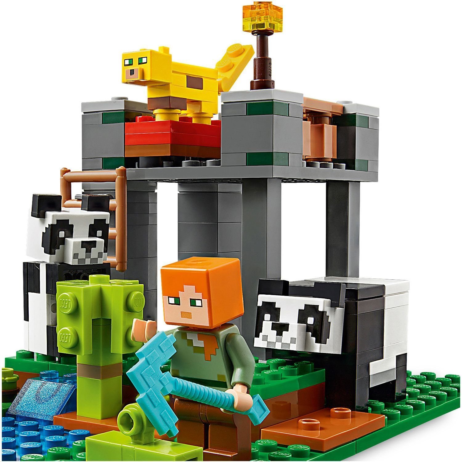 Конструктор Lego Minecraft Питомник панд 21158 купить,NaN