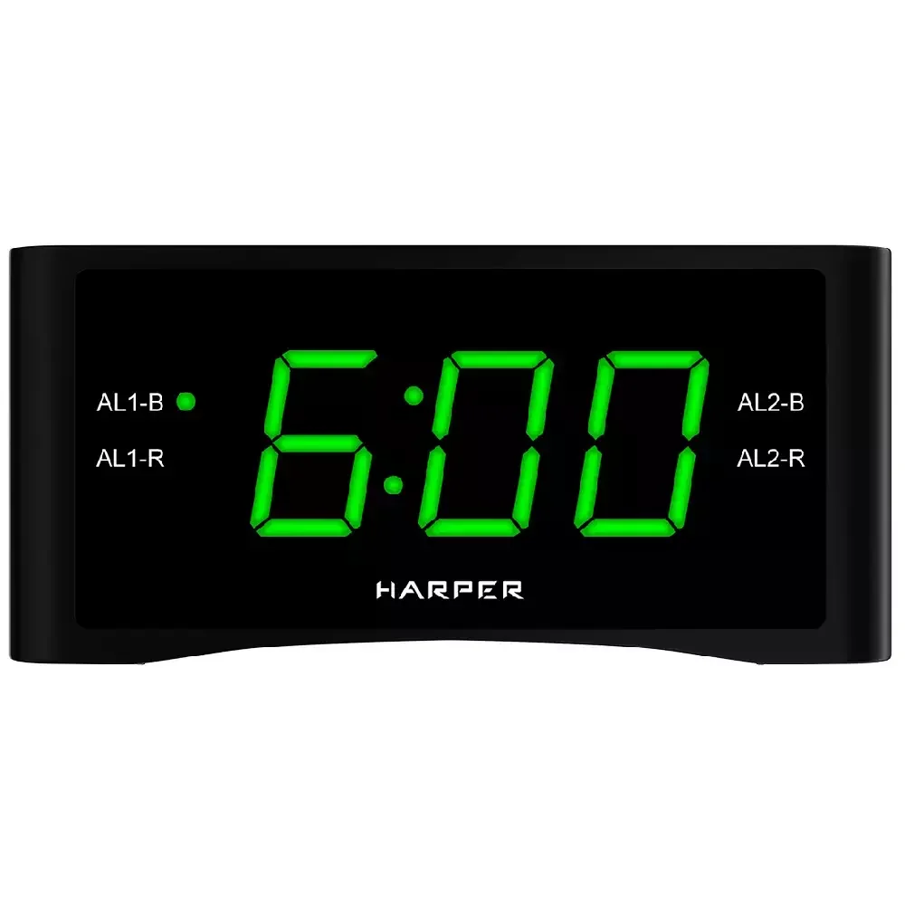 Радиобудильник Harper Hclk-1006 Green Led - ForteMarket Радиобудильник Harper Hclk-1006 Green Led купить,0