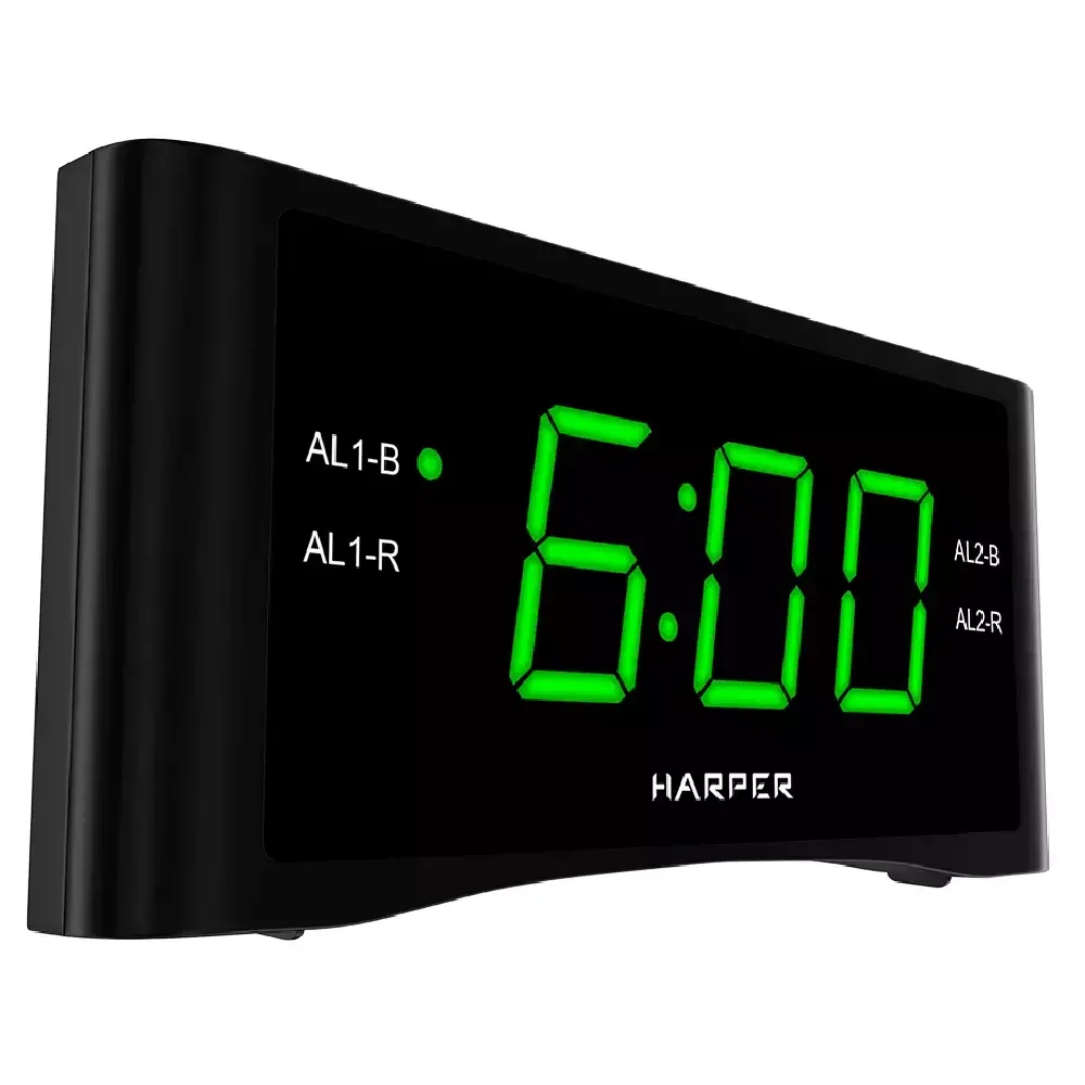 Радиобудильник Harper Hclk-1006 Green Led - ForteMarket Радиобудильник Harper Hclk-1006 Green Led купить,0