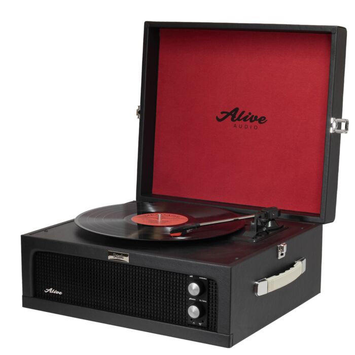 Виниловый проигрыватель Alive Audio Travels Midnight c Bluetooth купить,NaN