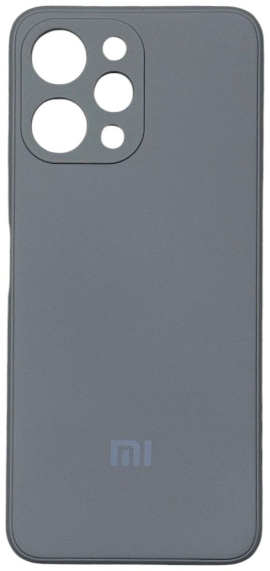 Чехол для Xiaomi Redmi 12 серый купить,550