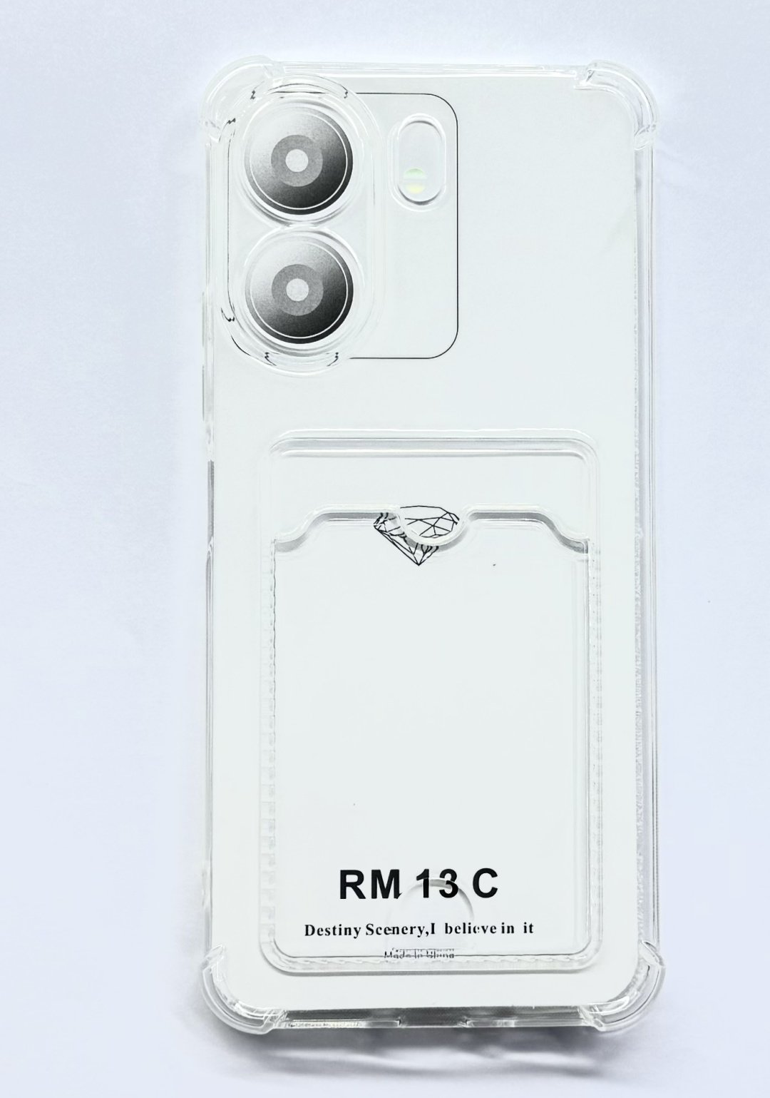 Чехол для Xiaomi Redmi 13C прозрачный купить,376