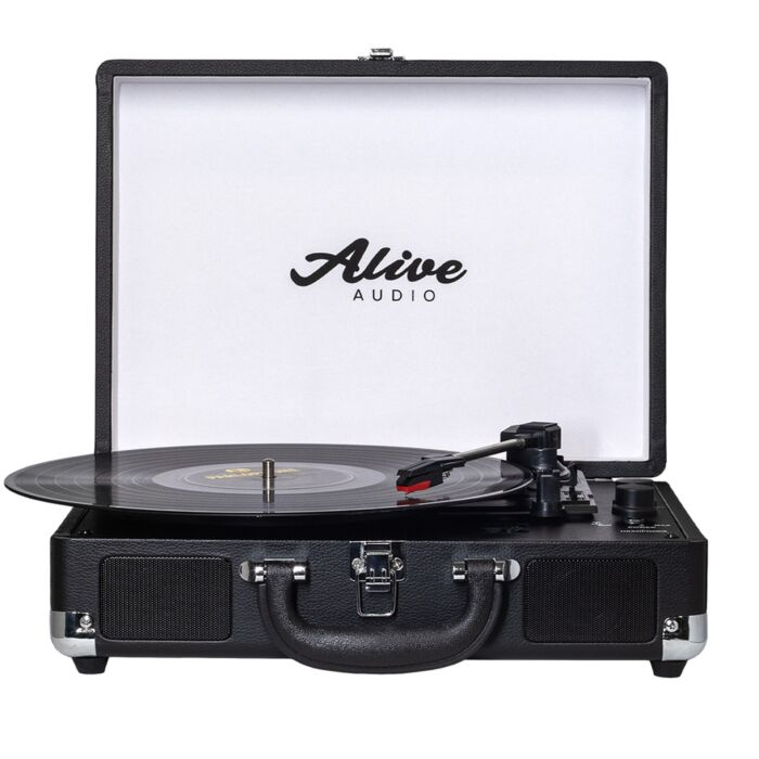 Виниловый проигрыватель Alive Audio Glam Noir c Bluetooth купить,NaN