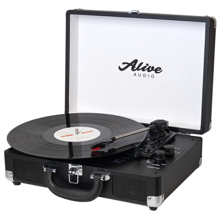Виниловый проигрыватель Alive Audio Glam Noir c Bluetooth купить,NaN