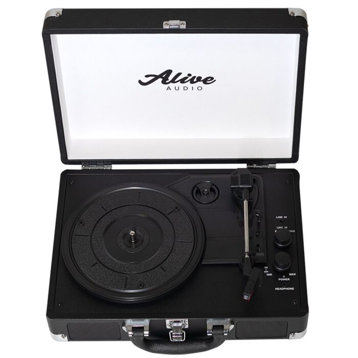 Виниловый проигрыватель Alive Audio Glam Noir c Bluetooth купить,0