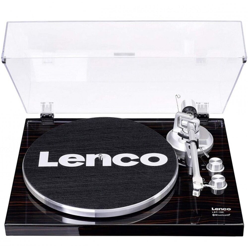 Виниловый проигрыватель Lenco LBT-188WA c Bluetooth Черный купить,NaN