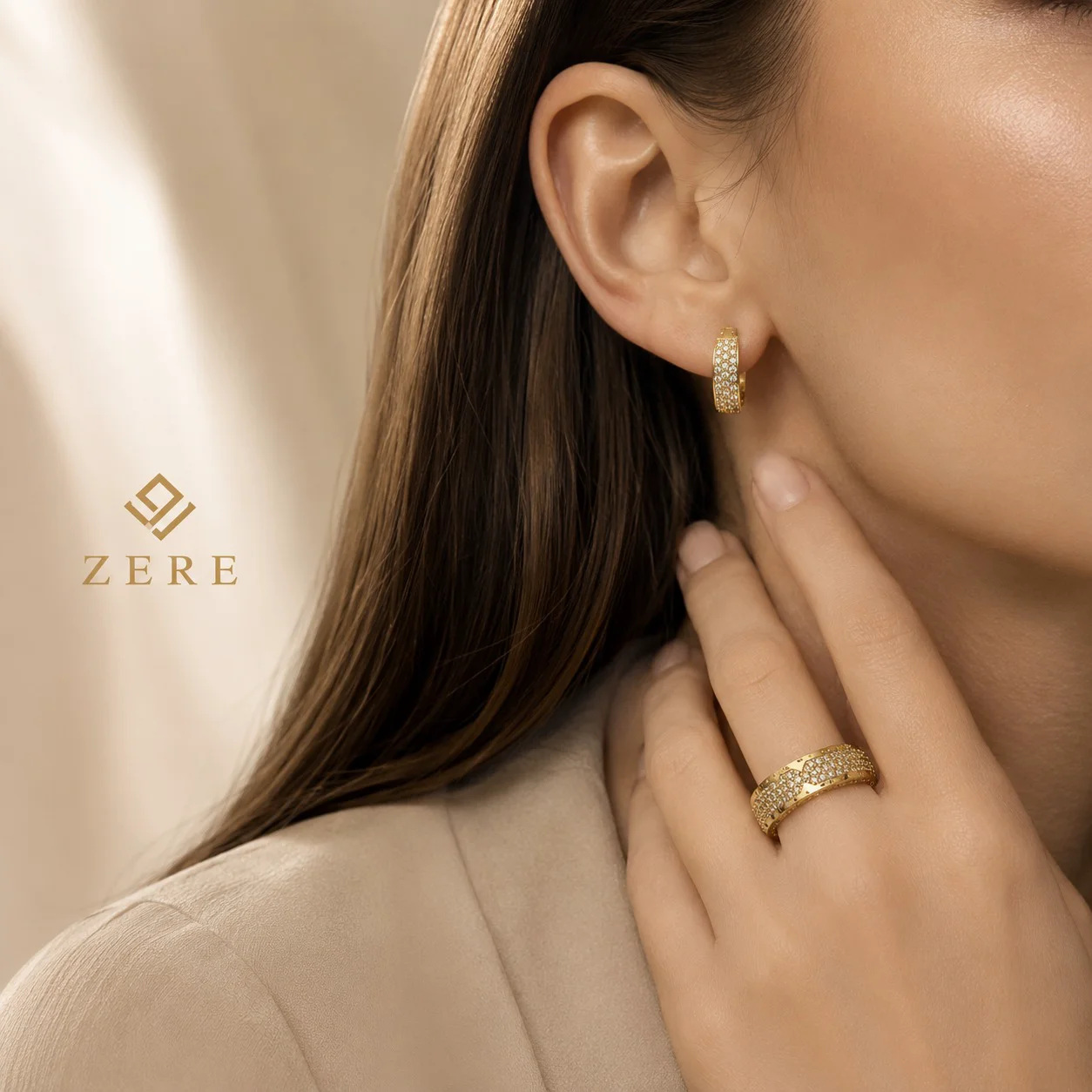 Комплект украшений Zere ZR240601 золото 18р 7.5гр - ForteMarket Комплект украшений Zere ZR240601 золото 18р 7.5гр купить,686750
