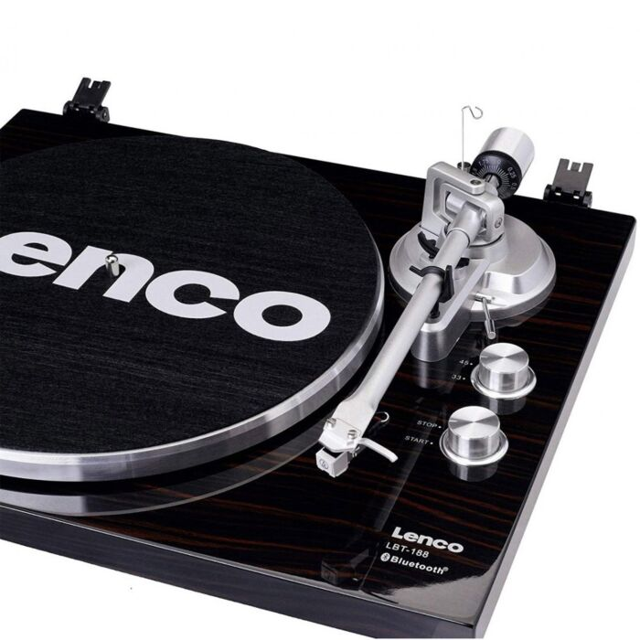 Виниловый проигрыватель Lenco LBT-188WA c Bluetooth Черный купить,NaN