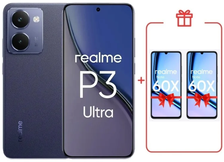 Смартфон Realme P3 Ultra 5G 12 ГБ/512 ГБ синий + подарок купить,NaN