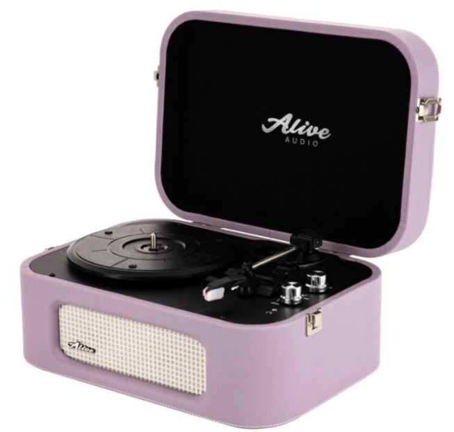 Виниловый проигрыватель Alive Audio Stories Lilac c Bluetooth STR-06-LL купить,NaN