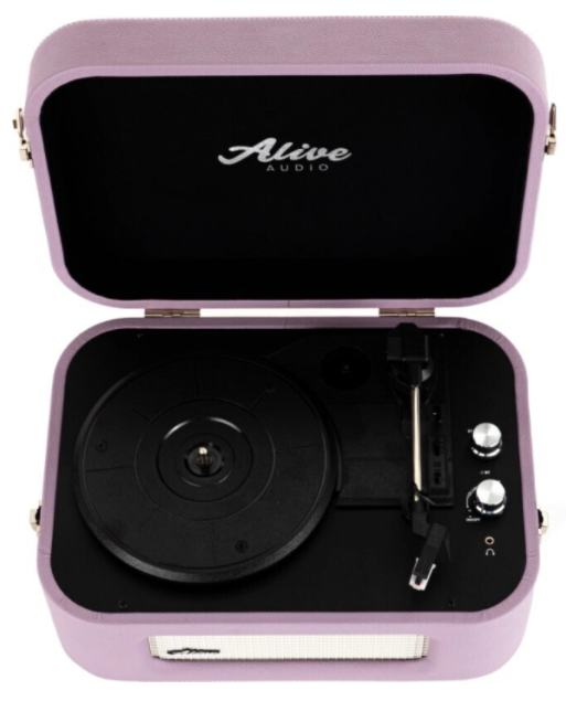 Виниловый проигрыватель Alive Audio Stories Lilac c Bluetooth STR-06-LL купить,NaN