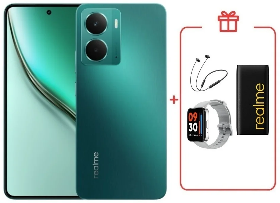 Смартфон Realme P3 8/256GB зеленый + подарок купить,NaN