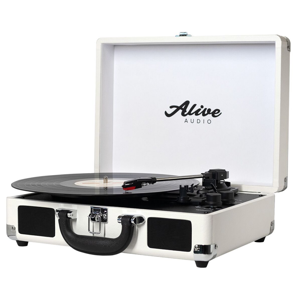 Виниловый проигрыватель Alive Audio Glam Milk c Bluetooth купить,NaN