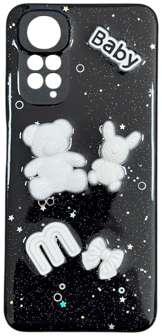 Чехол для Xiaomi Redmi Note 11 черный - ForteMarket Чехол для Xiaomi Redmi Note 11 черный купить,992