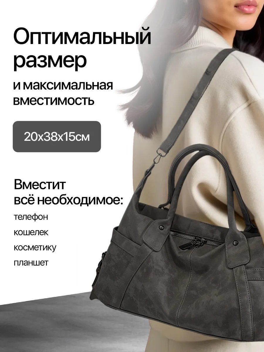 Сумка шоппер USEFUL BAGS текстиль серый купить,NaN