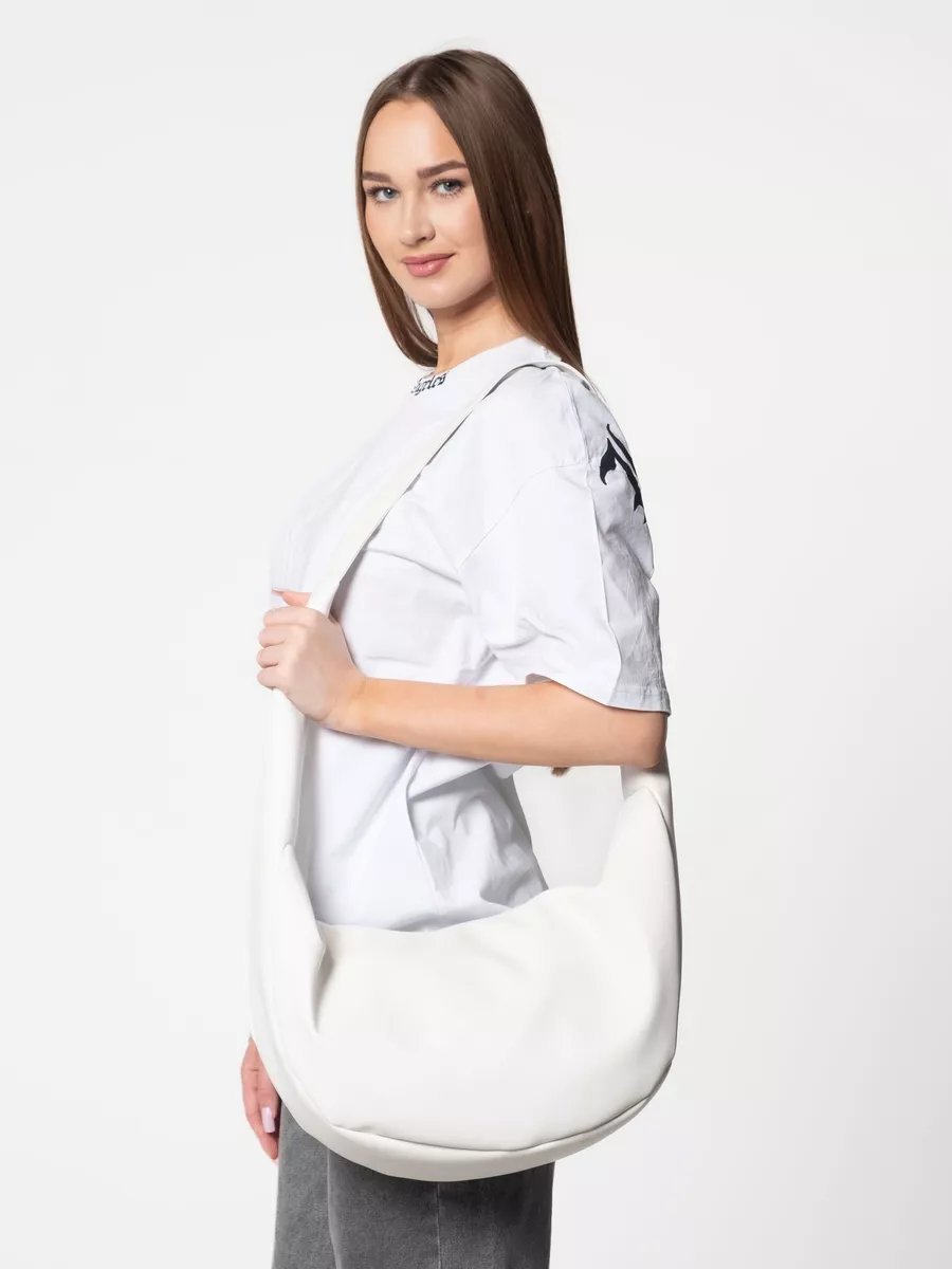 Сумка шоппер MT.Style экокожа белый купить,NaN