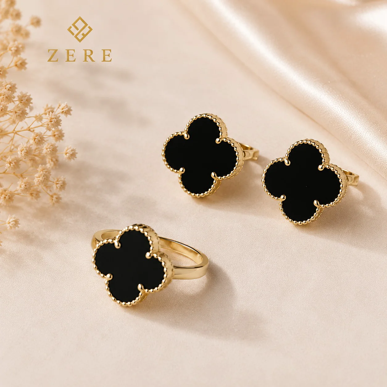 Комплект украшений Zere Love ZR240605 золото 18р 7.59гр купить,676100