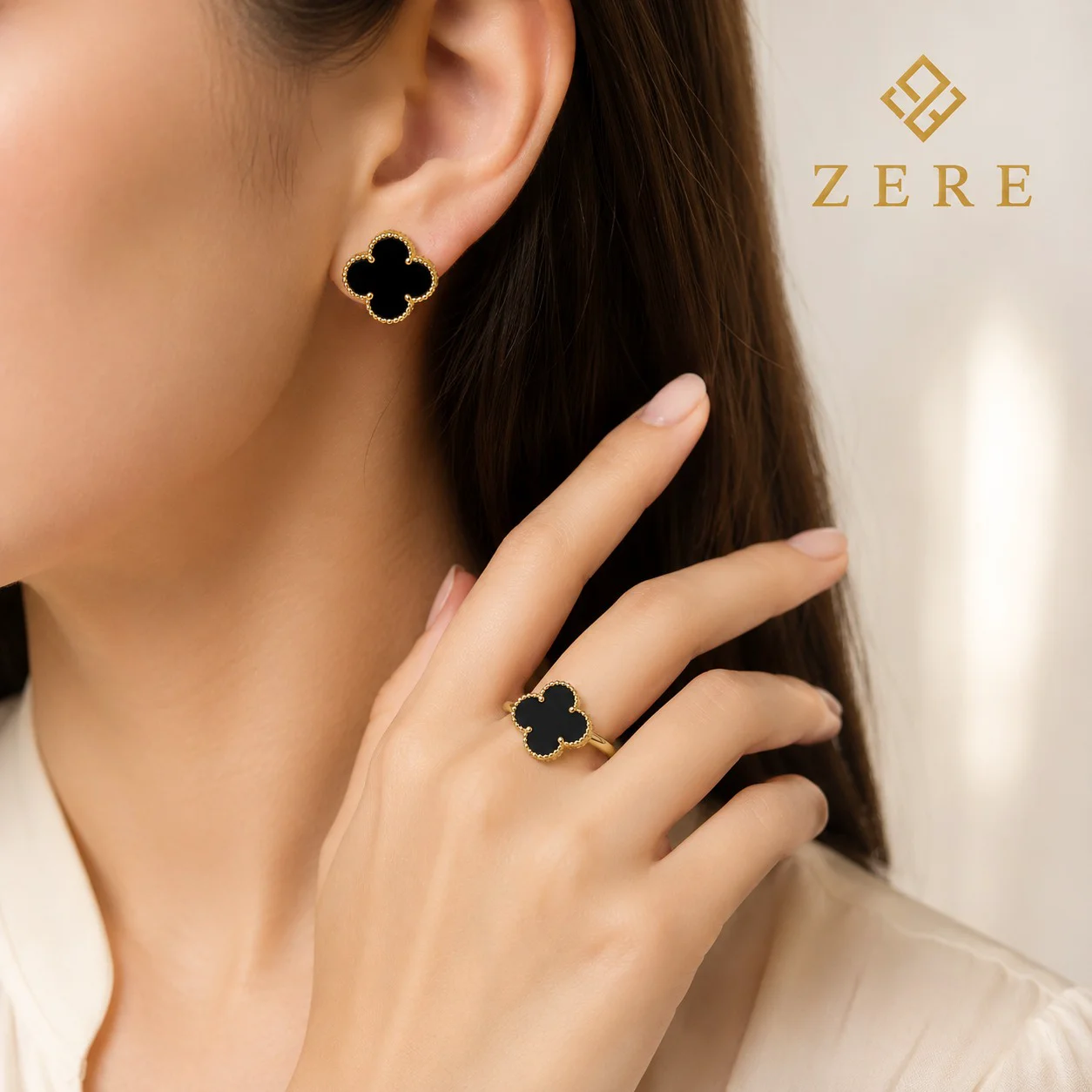 Комплект украшений Zere Love ZR240605 золото 18р 7.59гр купить,676100