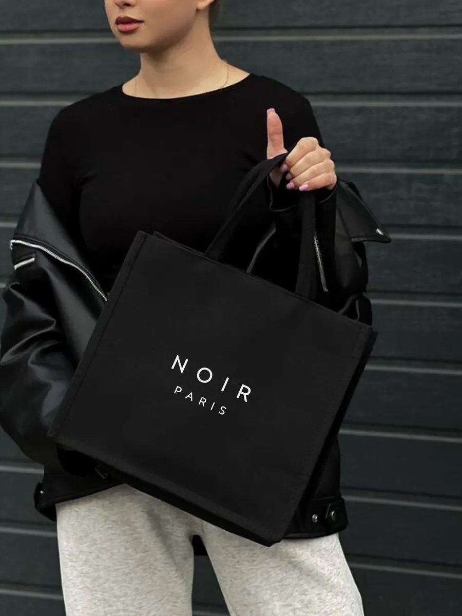 Сумка шоппер Bolso de Senora экокожа черный купить,NaN