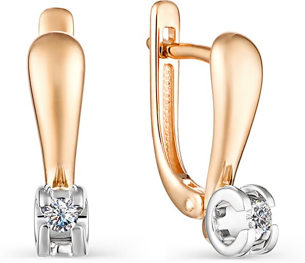 Серьги Imperial С0239-120 2,9гр 0,119ct. купить,NaN