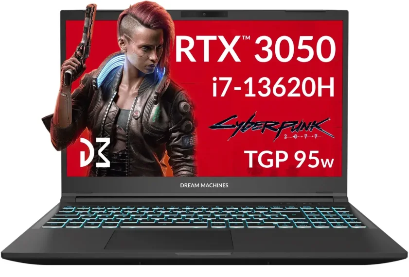 Ноутбук Dream Machines RG3050-15KZ76 15.6” Black купить,619930