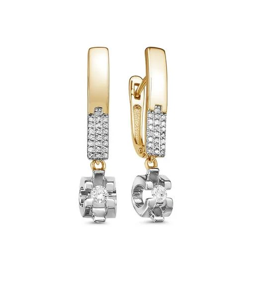 Серьги Imperial С0927-320 4,6гр 0,237ct 0,173ct. купить,NaN