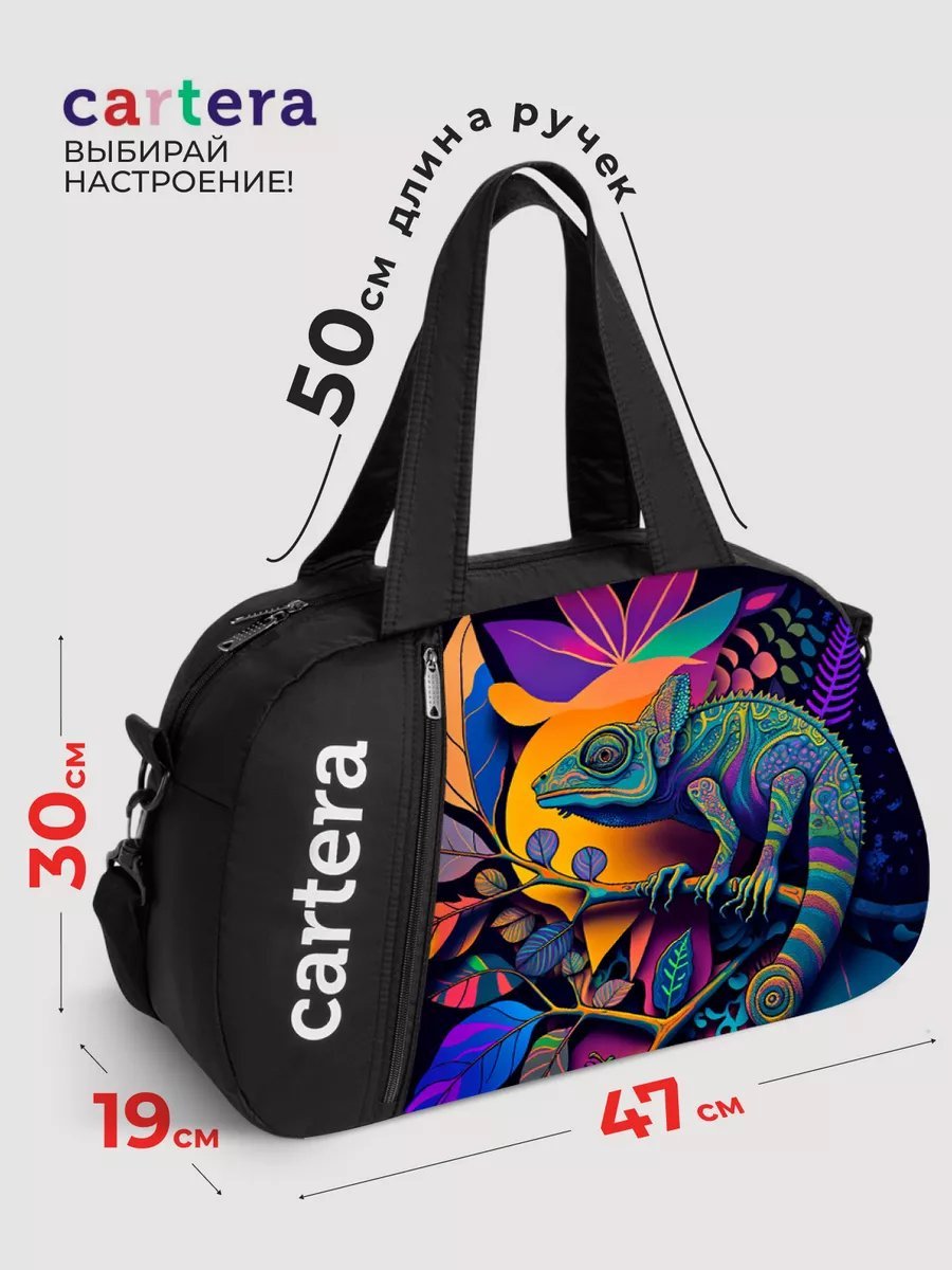 Мини-сумка cartera оксфорд черный купить,NaN