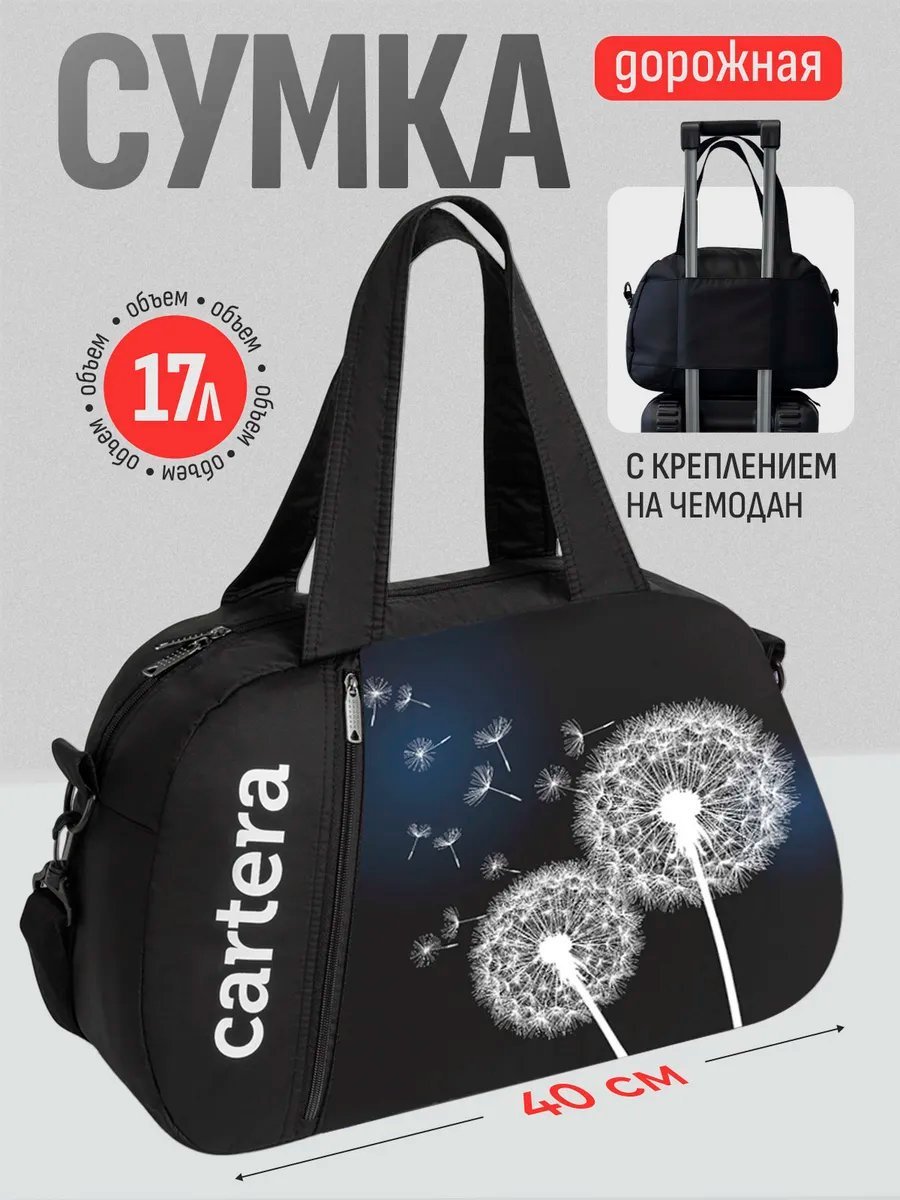 Мини-сумка cartera спанбонд черный купить,NaN