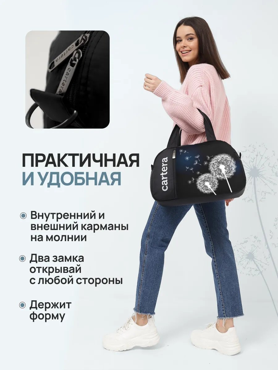 Мини-сумка cartera спанбонд черный купить,NaN