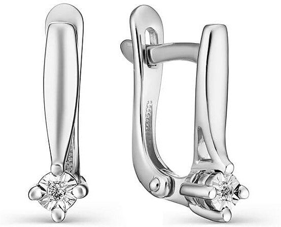 Серьги Imperial С0433-220 2,3гр 0,016ct. купить,NaN