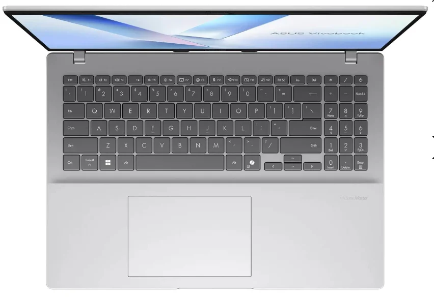 Ноутбук Ноутбук ASUS Vivobook 16 X1607CA-MB124W 90NB15A2-M00NW0 16" Silver купить,NaN