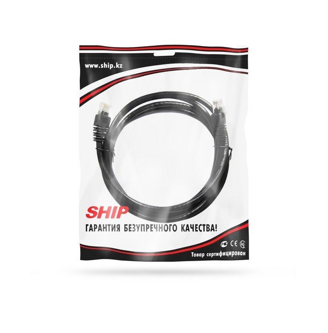Патч Корд Ship S6025BK0300-P Cat.6 3м черный - ForteMarket Патч Корд Ship S6025BK0300-P Cat.6 3м черный купить,0