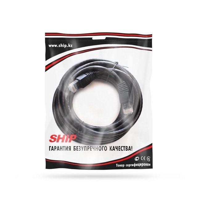 Патч Корд Ship S6025BK0500-P Cat.6 5м черный - ForteMarket Патч Корд Ship S6025BK0500-P Cat.6 5м черный купить,0