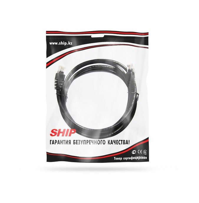 Патч Корд Ship S6025BK0200-P Cat.6 2м черный - ForteMarket Патч Корд Ship S6025BK0200-P Cat.6 2м черный купить,0