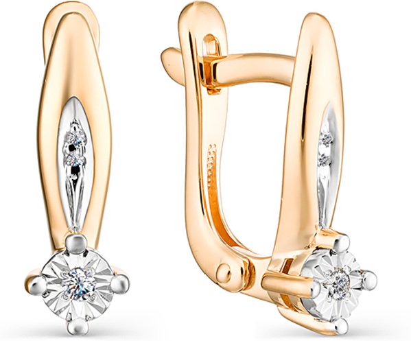 Серьги Imperial С0434-120 2,4гр 0,030ct 0,012ct. купить,NaN