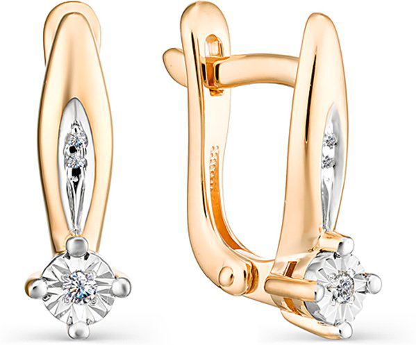Серьги Imperial С0434-120 2,4гр 0,030ct 0,012ct. купить,NaN