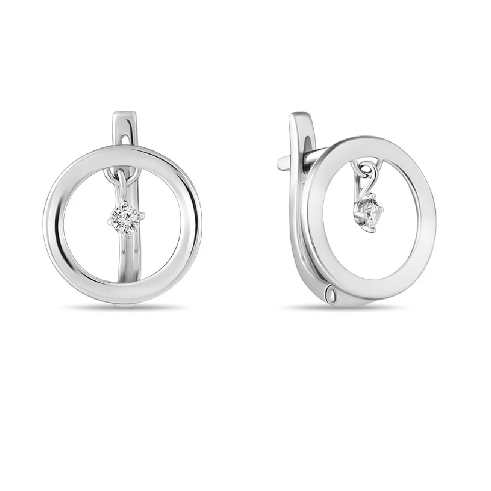 Серьги Санис 21-215285 1.68г Золото 585 Фианит купить,166000