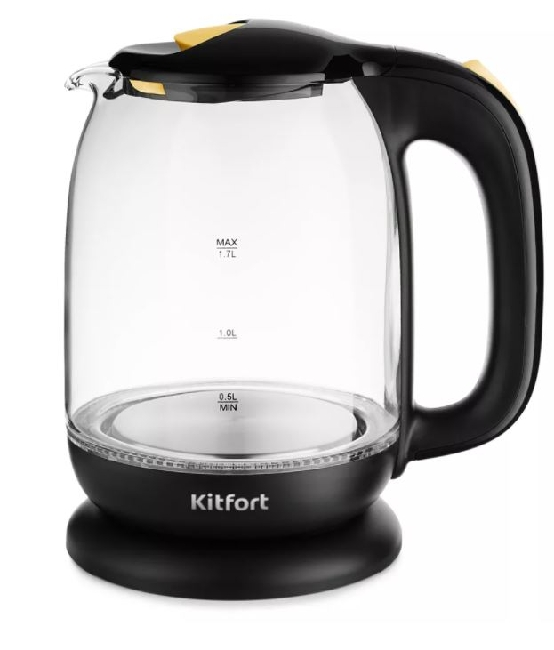 Электрочайник Kitfort KT-625-4 1.7 л черный купить,NaN
