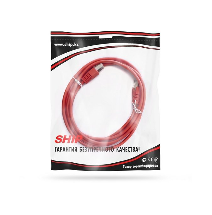 Патч Корд Ship S4025RD0150-P Cat.5e 1.5м красный